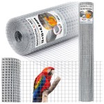 Siatka zgrzewana hodowlana ocynk 13x13x0,8mm (25m2)