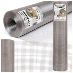 Siatka zgrzewana chromoniklowa Nierdzewna 6x6x0,65mm (5m2)