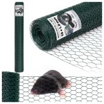 Siatka hodowlana woliera NA KRETY OC+PCV 13x1,0mm 25m2 n