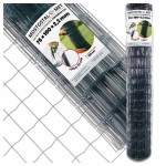 SIATKA Zgrzewana Ogrodzeniowa OC+PCV 75x100x2,2mm H-1,25m 25mb