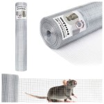 Siatka zgrzewana hodowlana ocynk 8x8x0,8mm H-0,5m (25mb)