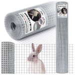 Siatka zgrzewana hodowlana ocynk 16x16x1,0mm (25m2)