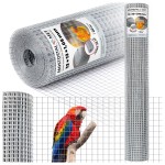 Siatka zgrzewana hodowlana ocynk 13x13x1,05mm (25m2)