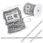 Łańcuch gospodarczy D1 fi 3 mm ocynkowany – szpula 50 mb